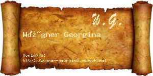 Wágner Georgina névjegykártya